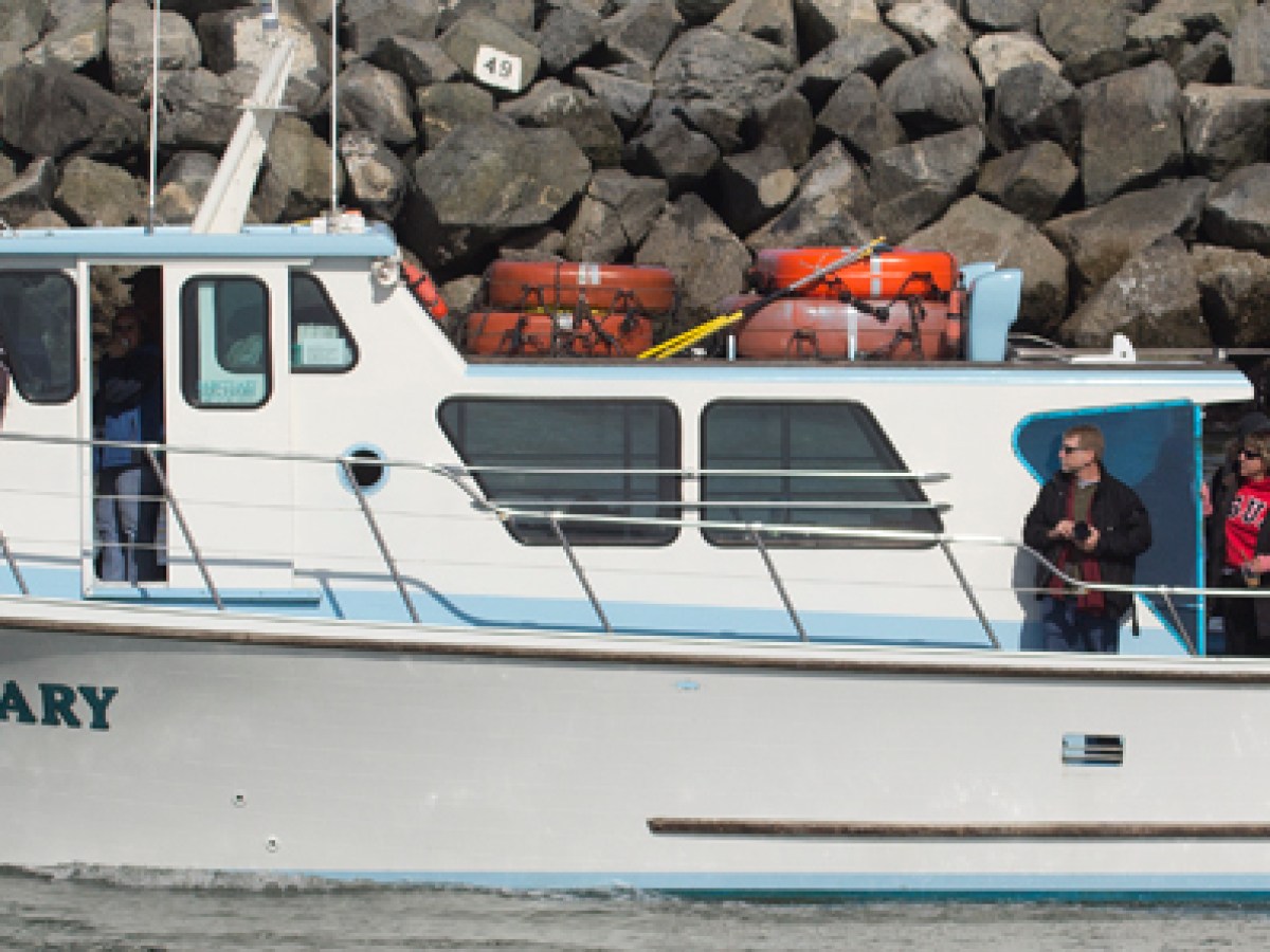 a group of people on a boat